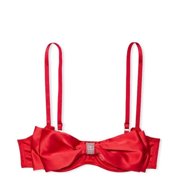 ❤️Victoria Secret Dream Angels
Wicked Unlined Bow Balconette Rhinestone Bra - Picture 3 of 4